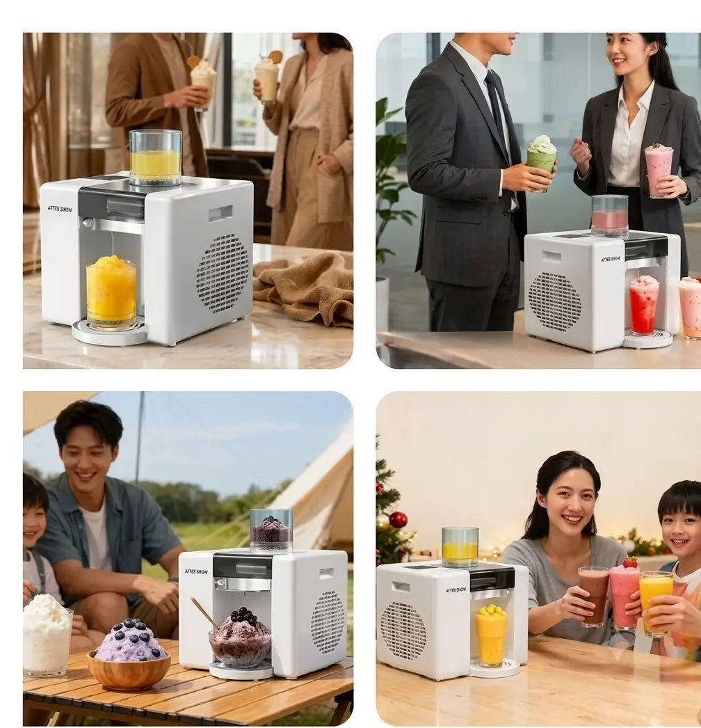 Shaved Ice Machine Snowflake Ice Making Machine Automatic Shaved Ice Making