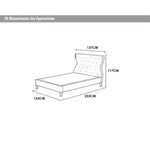 Load image into Gallery viewer, Single Bed - 223 x 137 x 117 cm