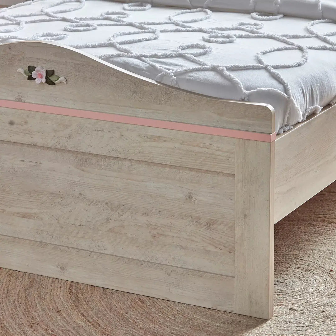 Single Bed Crafted From Engineered Wood - 120x200 cm-GCC Home Center