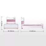 Load image into Gallery viewer, Single Bed, Crafted From Engineered Wood With A Melamine Finish - 120x200 cm-GCC Home Center