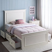 Single Bed with Storage For Kids - 120x200 cm-GCC Home Center