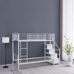 Load image into Gallery viewer, Single Bunk Bed with Steps - 90x190 cm-GCC Home Center
