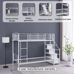 Load image into Gallery viewer, Single Bunk Bed with Steps - 90x190 cm-GCC Home Center