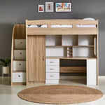 Load image into Gallery viewer, Single Loft Bed with Storage - 90x190 cm-GCC Home Center