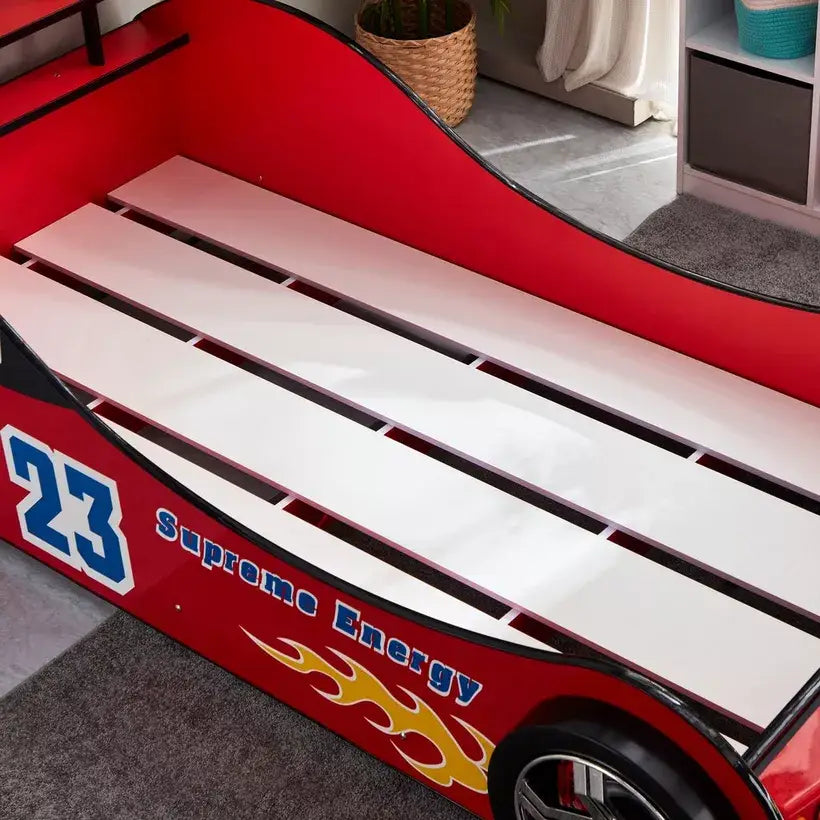Single Racing Car Bed - 90x190 cm-GCC Home Center