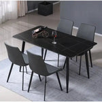 Load image into Gallery viewer, Sintered Stone Dining Table with Metal Legs - 140x80 cm