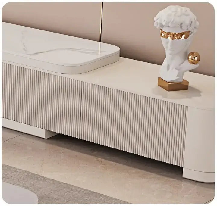 Sintered Stone Extendable Entertainment TV Unit-GCC Home Center