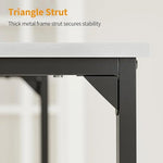 Load image into Gallery viewer, Small Computer Desk – Modern Home Office Writing Desk (White)