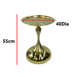Load image into Gallery viewer, Small Round End Table (Gold-Plated, Metal Side Table