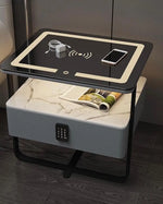 Load image into Gallery viewer, Smart Bedside Table with Wireless Charging and 3 Different color of LED Touch changing-GCC Home Center