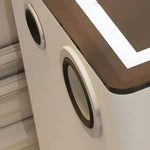 Load image into Gallery viewer, Smart Dressing Table Vanity Makeup Desk Set with Tri-Color LED Mirror-GCC Home Center