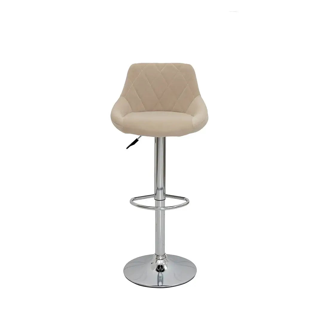 Soft Velvet Fabric Bar Chair