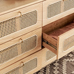Load image into Gallery viewer, Solid Wood 6-Drawer Dresser With Mirror, Luxury Dressing Table For Organized Storage-GCC Home Center