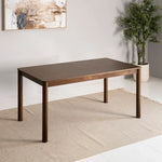 Load image into Gallery viewer, Solid Wood 6-Seater Dining Set – Brown