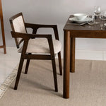 Load image into Gallery viewer, Solid Wood 6-Seater Dining Set – Brown