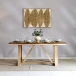 Load image into Gallery viewer, Solid Wood 6-Seater Dining Set – Oak &amp; Peanut