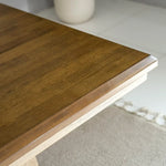 Load image into Gallery viewer, Solid Wood 6-Seater Dining Set – Oak &amp; Peanut