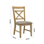 Load image into Gallery viewer, Solid Wood 6-Seater Dining Set – Oak &amp; Peanut