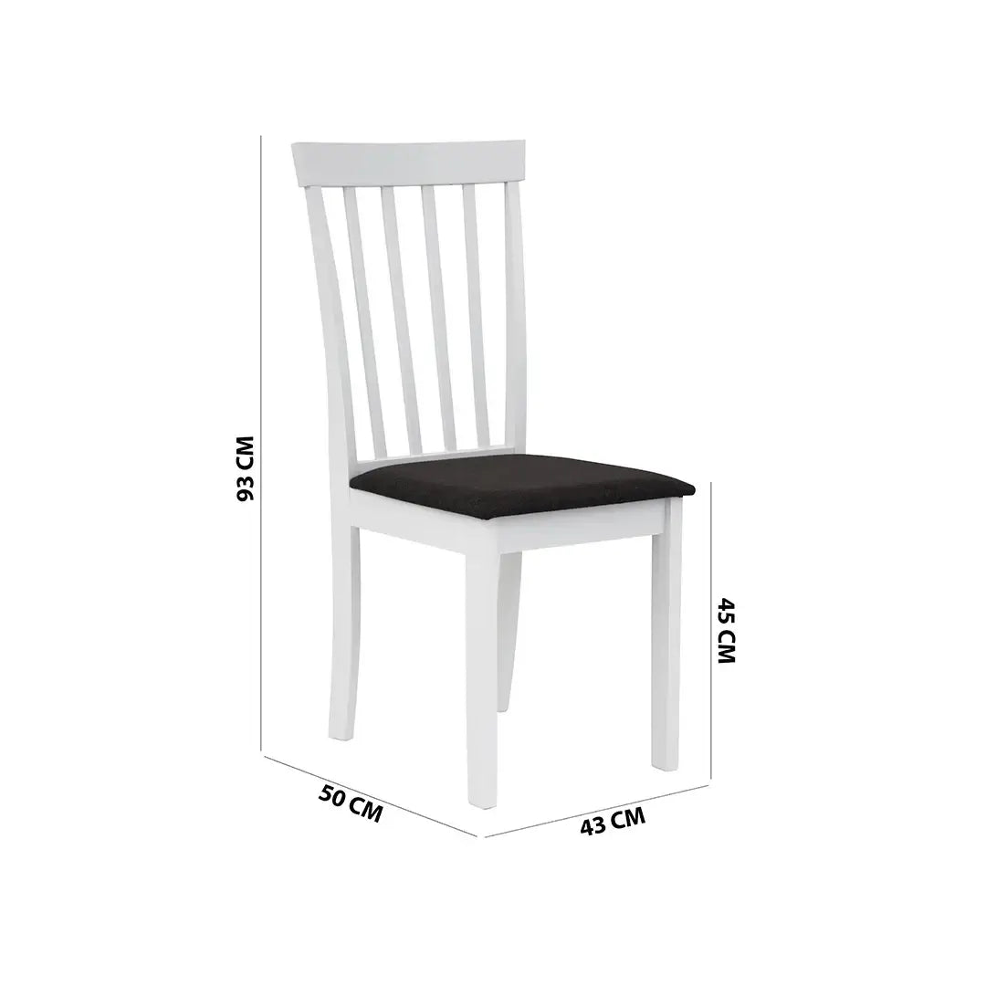 Solid Wood 6-Seater Dining Set