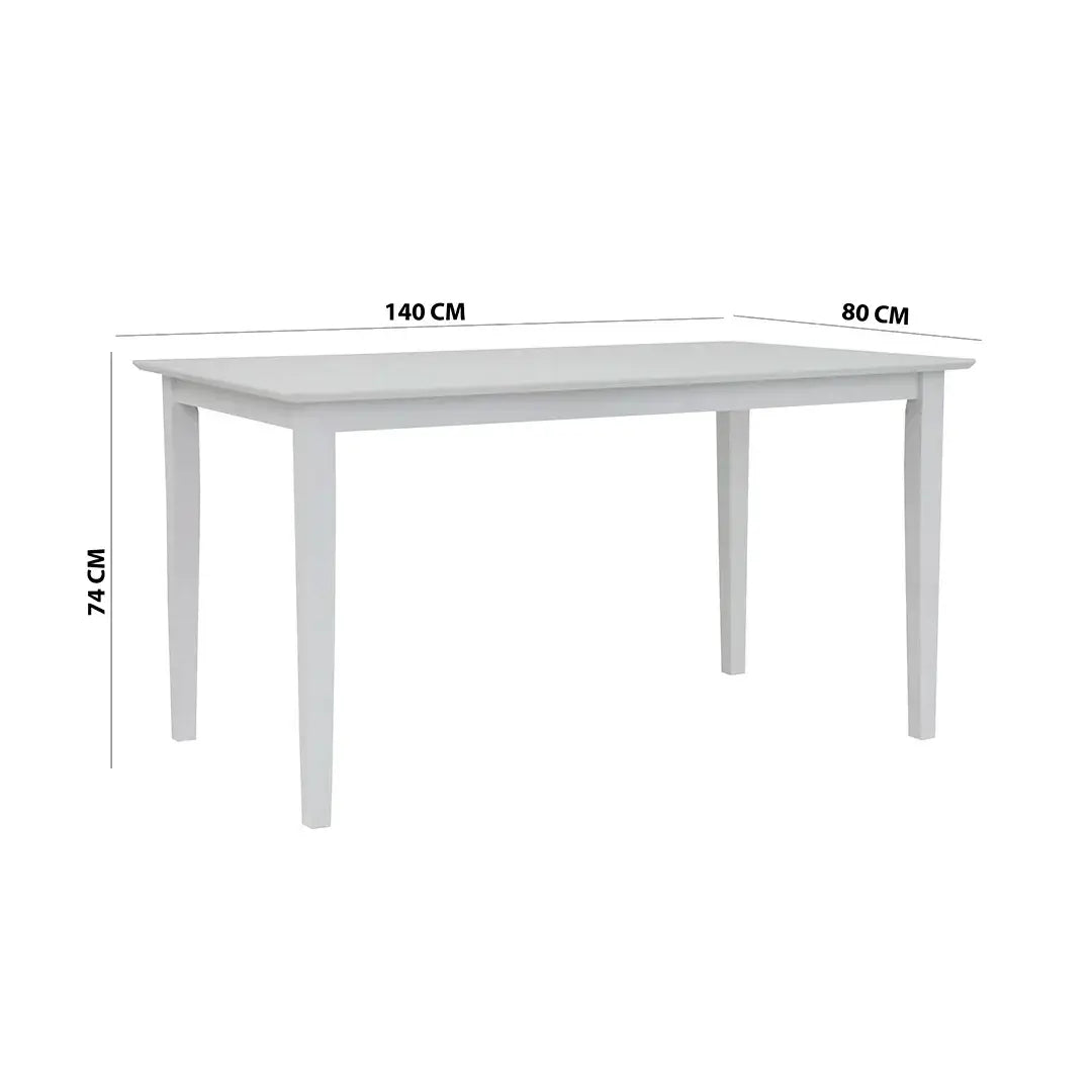 Solid Wood 6-Seater Dining Set