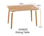 Load image into Gallery viewer, Solid Wood Dining Table (120x80x75 cm), European-Style