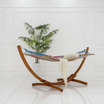 Load image into Gallery viewer, Solid Wood Hanging Hammock For Outdoor Lounging