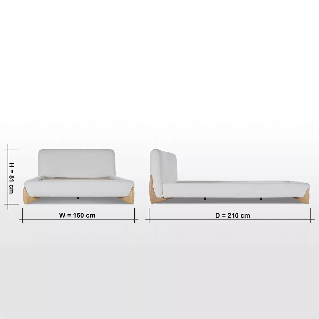 Solid Wood Kids Single Bed 120x200 CM-GCC Home Center