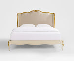 Load image into Gallery viewer, Solid Wood King Bed – 180 x 200 cm ( Beige )