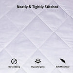 Load image into Gallery viewer, SOMER FIELD Quilted Microfiber Pillow Protectors with Zipper – Pack of 4, Breathable &amp; Machine Washable, 50 x 75cm-GCC Home Center