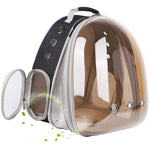 Load image into Gallery viewer, halinfer SOURCER Expandable Bubble Cat Carrier Backpack, Space Capsule Pet Carrier for Small Dog, Transparent Pet Hiking Traveling Backpack X-Large Grey