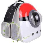 Load image into Gallery viewer, halinfer SOURCER Expandable Bubble Cat Carrier Backpack, Space Capsule Pet Carrier for Small Dog, Transparent Pet Hiking Traveling Backpack X-Large Grey