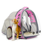 Load image into Gallery viewer, halinfer SOURCER Expandable Bubble Cat Carrier Backpack, Space Capsule Pet Carrier for Small Dog, Transparent Pet Hiking Traveling Backpack X-Large Grey