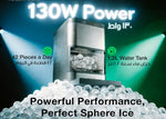 Load image into Gallery viewer, Sphere Ice Maker Machine Countertop, 42 Pcs/Day, 2 Spheres in 55mins, Self-Cleaning Ice Machine with Ice Full Indicator, 1.2L Water Capacity, Quiet operation, for Home, kitchen, Restaurant