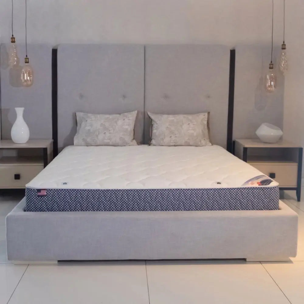 Spring Mattress - Single Size, Medium Firm, Anti-Allergen with 7-Year Warranty-GCC Home Center