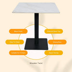 Load image into Gallery viewer, Square Ceramic Top Dining Table for Café &amp; Restaurant