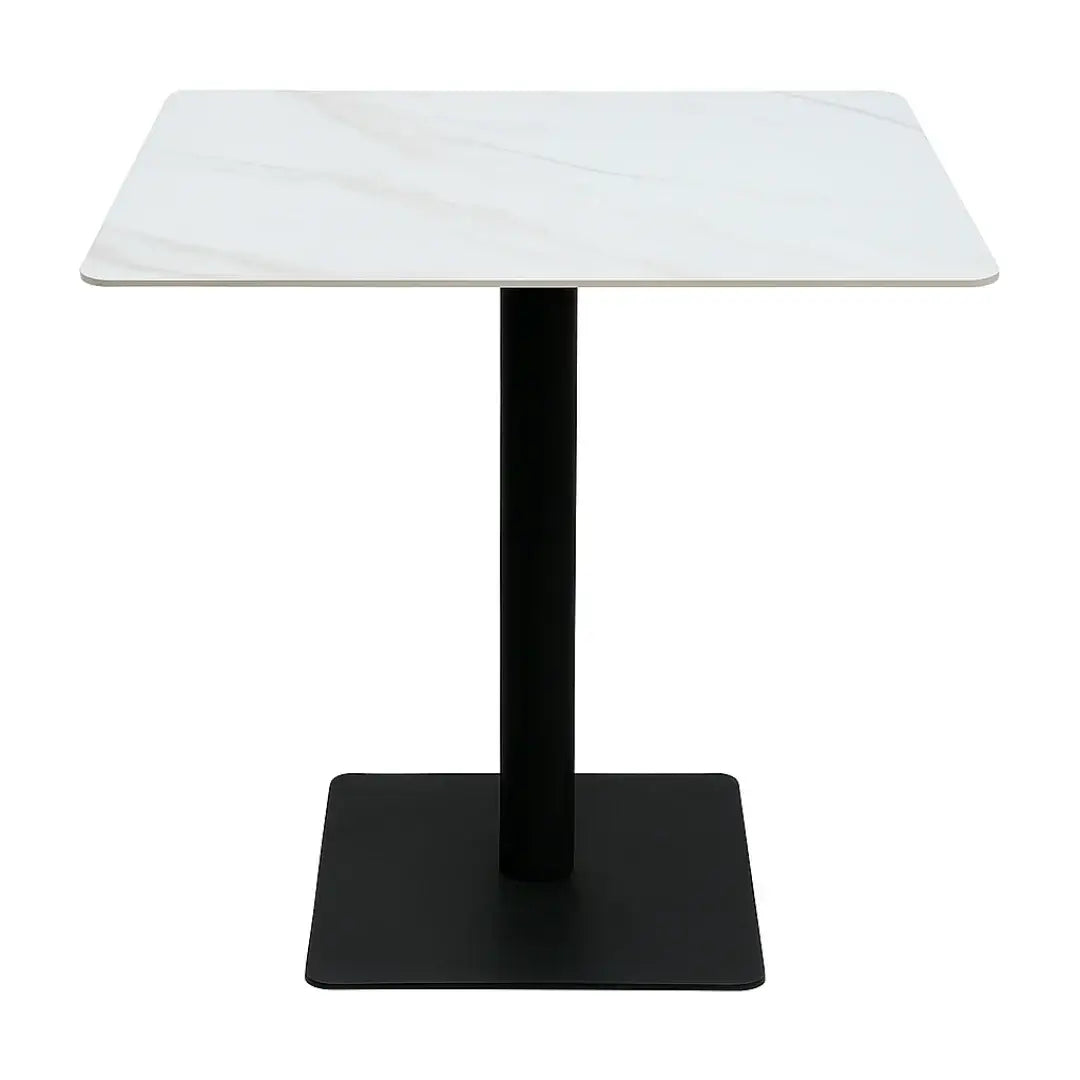 Square Ceramic Top Dining Table for Café & Restaurant