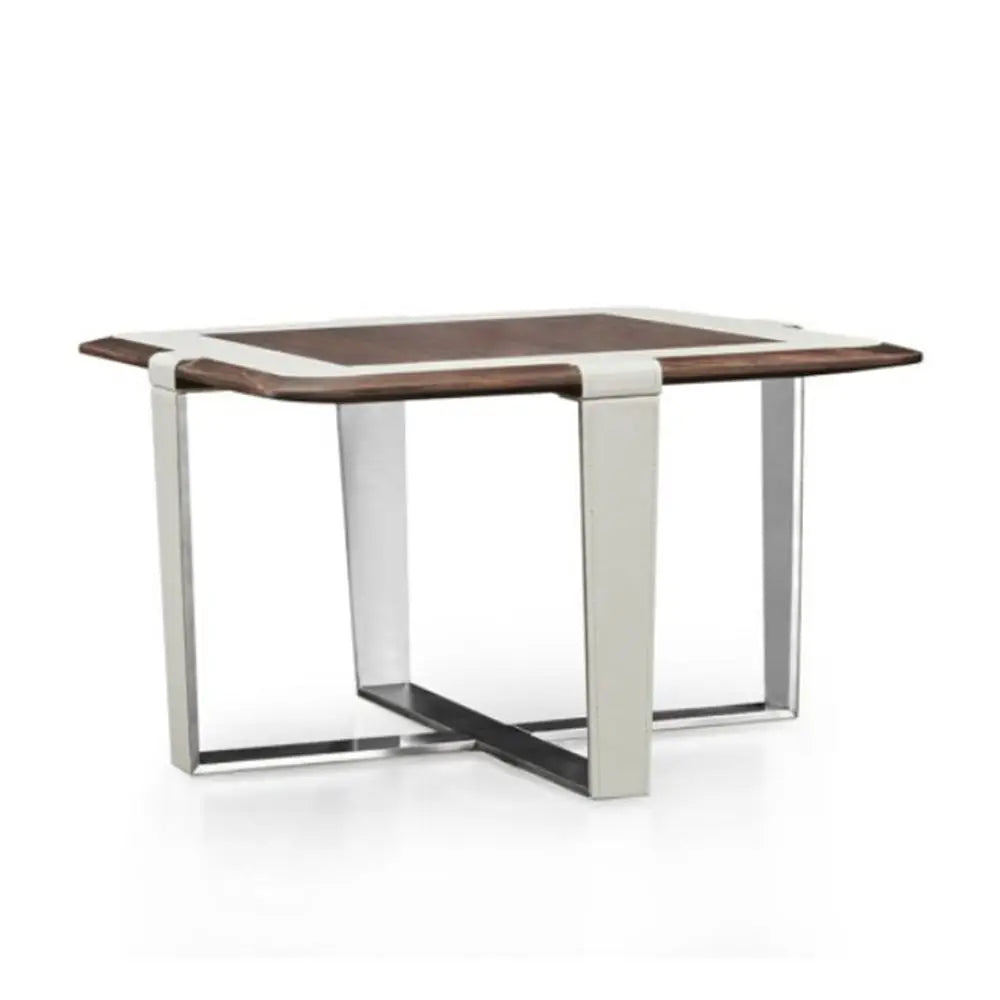 Square Design Office Coffee Table For Office, Home - White-GCC Home Center