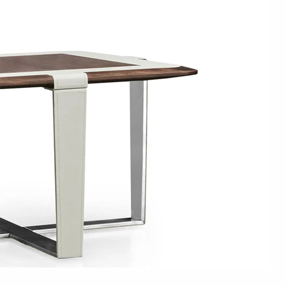 Square Design Office Coffee Table For Office, Home - White-GCC Home Center