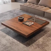 Jilphar Furniture Square Shape Creative Coffee Table Luxury Modern Marble Slate Square Corner Table Side Table For Living Room JP4058-GCC Home Center