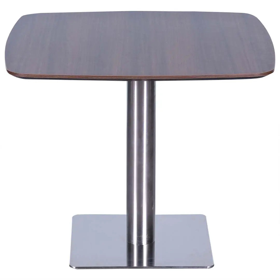 Square Shape Meeting Table, Coffee Table For Modern Workspace Or Dining Area - Brown-GCC Home Center