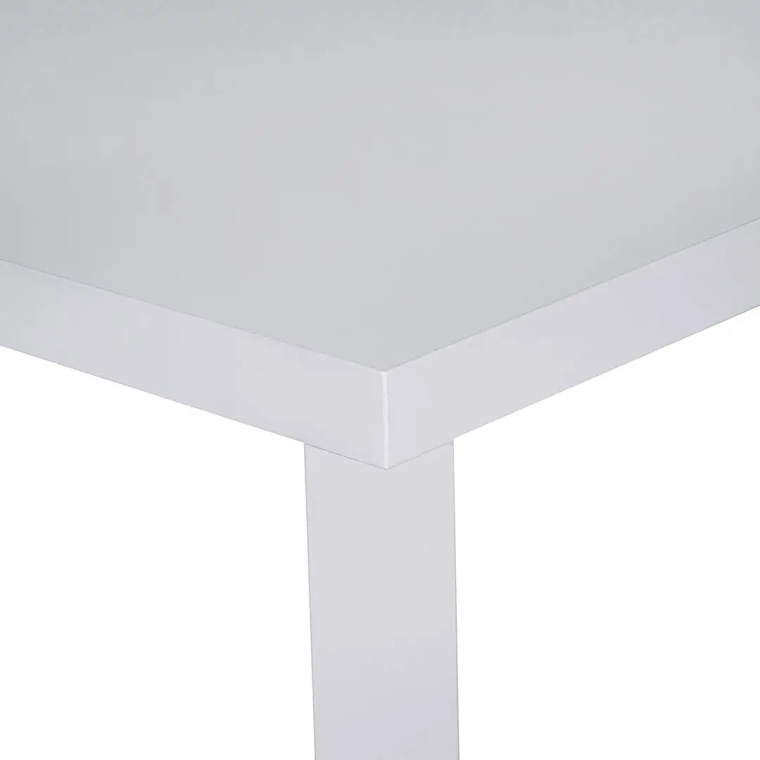 Square Shaped Meeting Table, Modern Coffee Table - Matt White-GCC Home Center