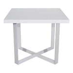 Load image into Gallery viewer, Square Shaped Meeting Table, Modern Coffee Table - Matt White-GCC Home Center