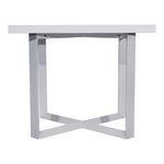 Load image into Gallery viewer, Square Shaped Meeting Table, Modern Coffee Table - Matt White-GCC Home Center