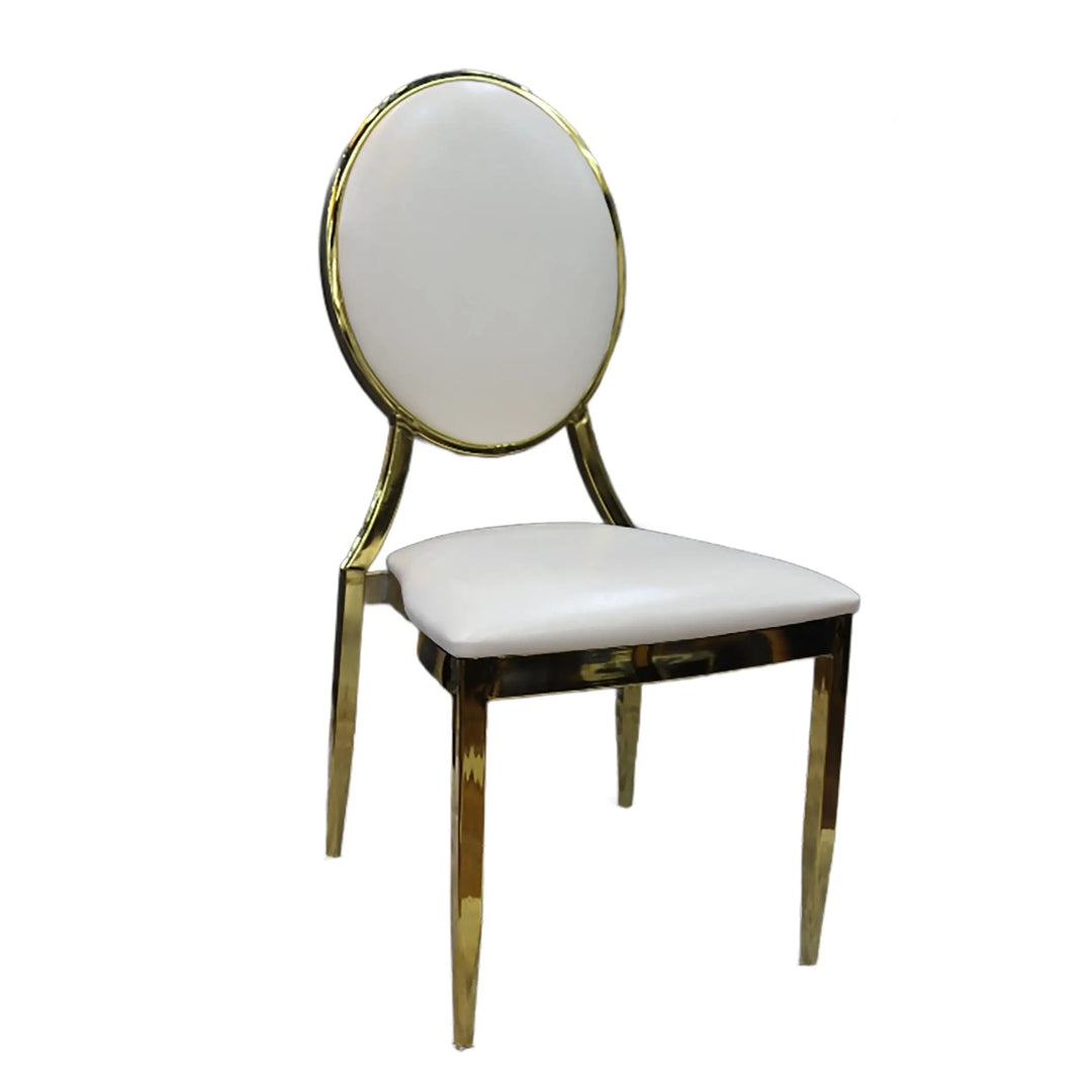 Jilphar Furniture Stainless Steel Gold Dining Chair JP1356-GCC Home Center