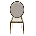 Load image into Gallery viewer, Jilphar Furniture Stainless Steel Gold Dining Chair JP1356-GCC Home Center