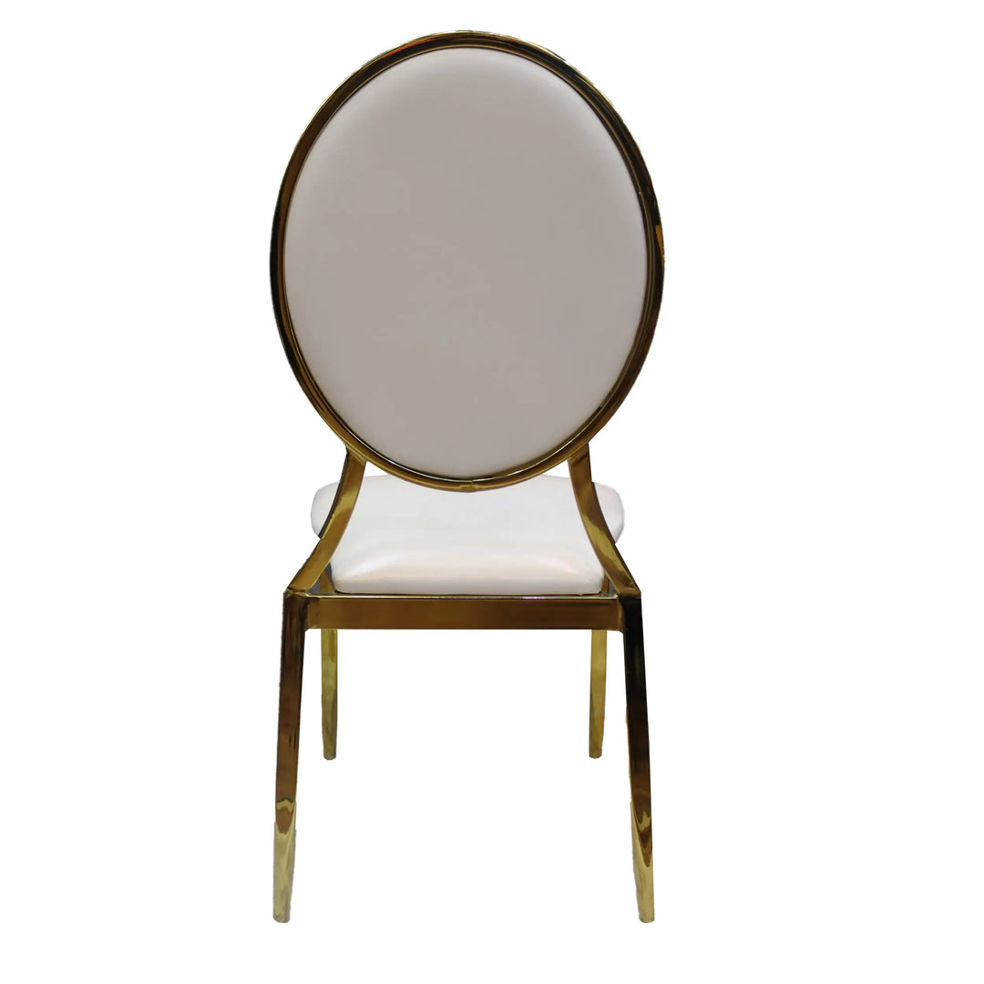 Jilphar Furniture Stainless Steel Gold Dining Chair JP1356-GCC Home Center