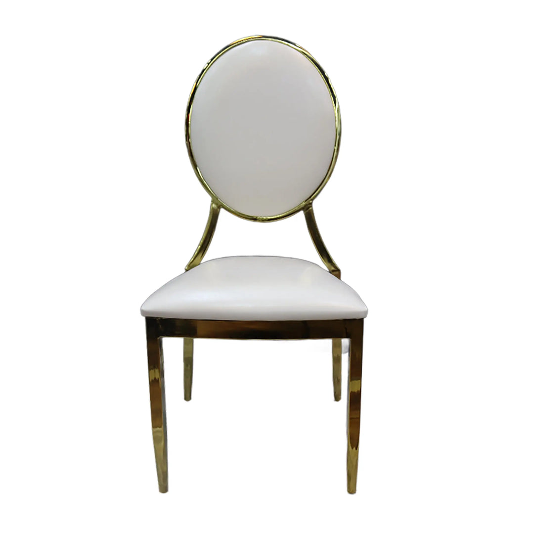 Jilphar Furniture Stainless Steel Gold Dining Chair JP1356-GCC Home Center