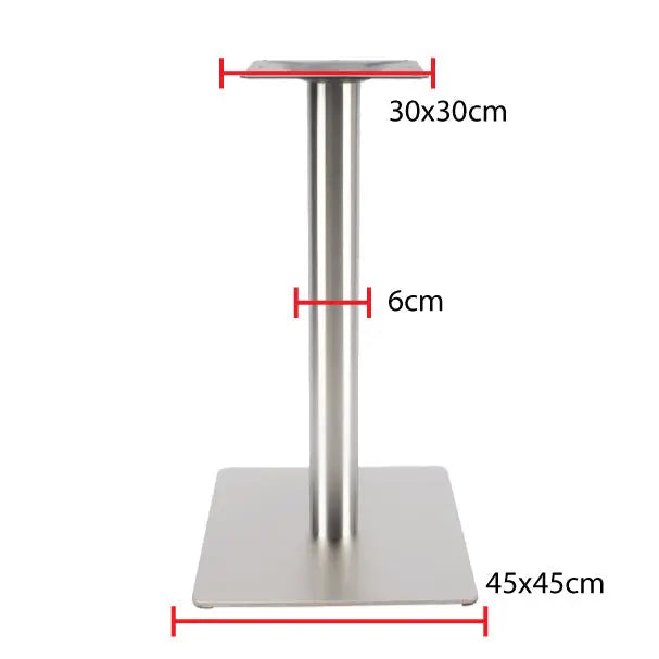Jilphar Furniture stainless steel table base with round column JP3046-GCC Home Center