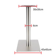 Jilphar Furniture stainless steel table base with round column JP3046-GCC Home Center