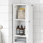 Load image into Gallery viewer, (Dubai Stock) SoBuy مجلس الوزراء Storage Cabinet Drawer Cabinet bathroom storage Bathroom Tall Cabinet 20x20x180cm (white) BZR34-W